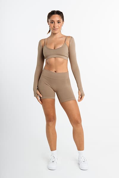 BIKE SHORTS CHOCOLATE